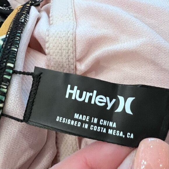 Hurley Swimsuit One Piece Size‎ XL Floral Tropical Print UPF 50 Bathing Suit EUC - Picture 8 of 12